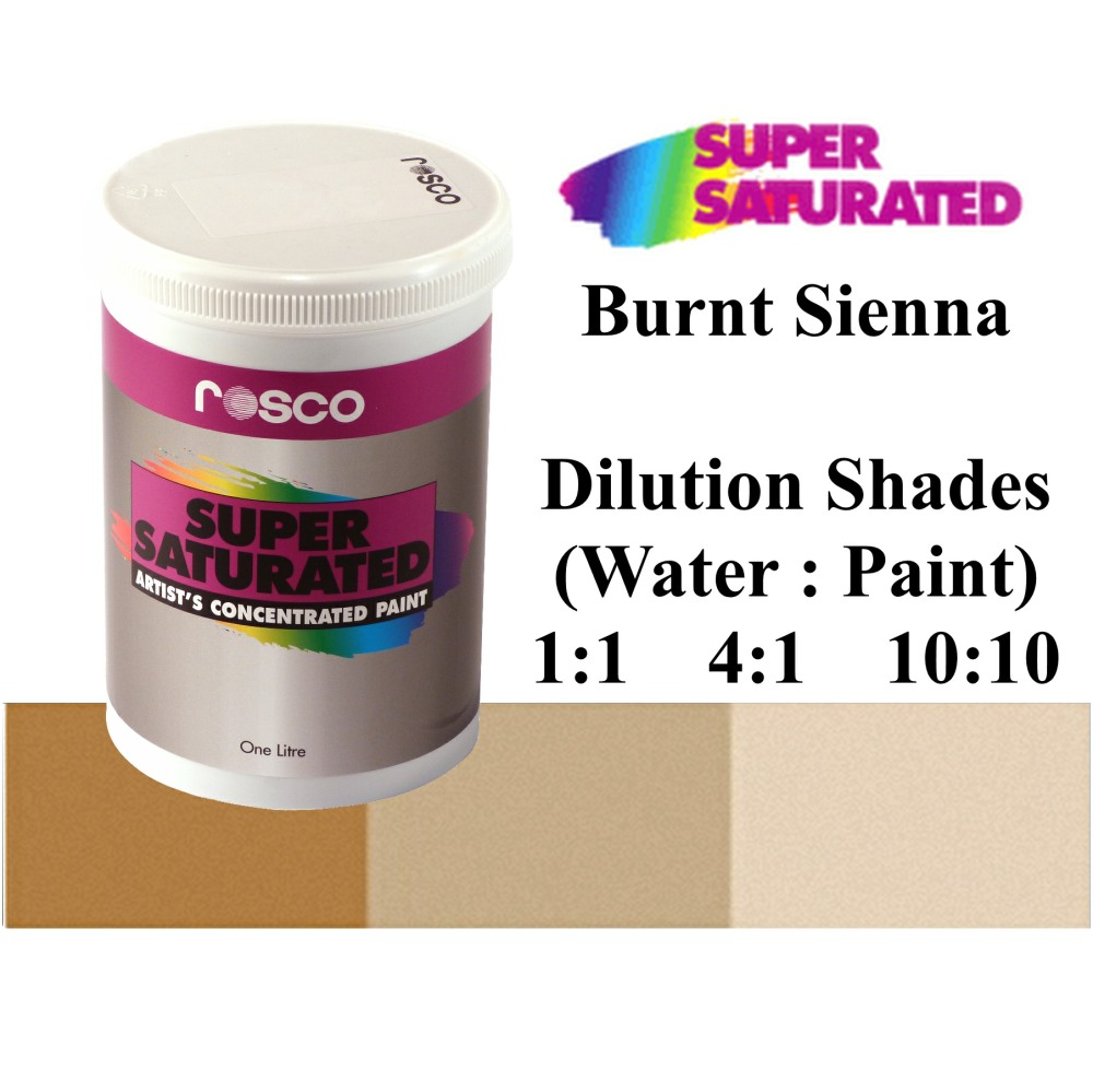 1l Rosco Super Saturated Raw Sienna Paint
